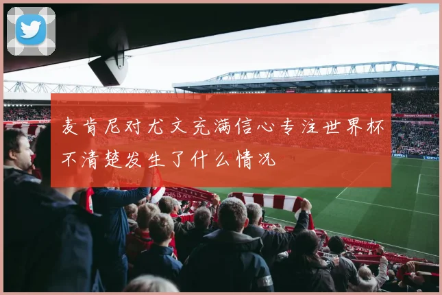 麦肯尼对尤文充满信心专注世界杯不清楚发生了什么情况